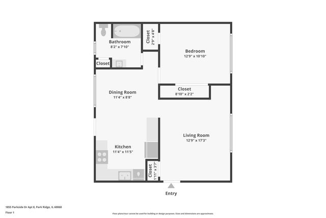 1855 Parkside Drive 8, Park Ridge, IL 60068