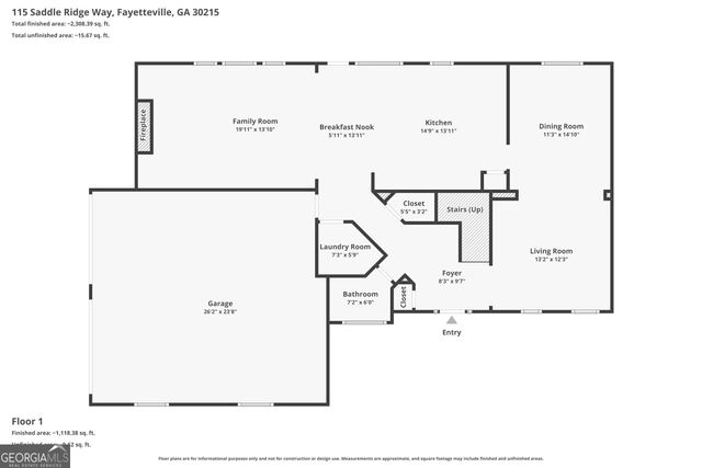115 Saddle Ridge Way, Fayetteville, GA 30215