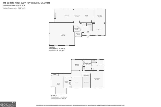 115 Saddle Ridge Way, Fayetteville, GA 30215