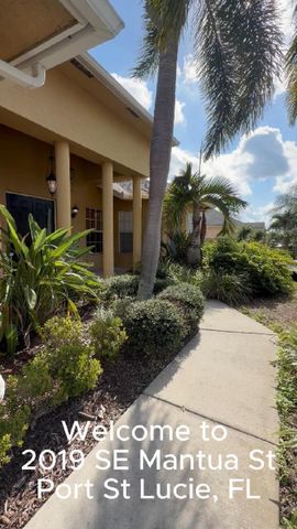 2019 SE Mantua Street, Port St. Lucie, Port St Lucie, FL 34952
