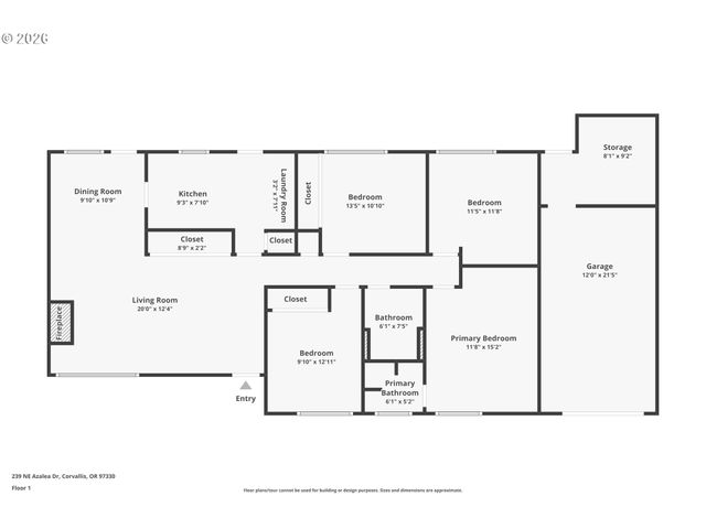 239 Ne Azalea Dr, Adair Village, OR 97330