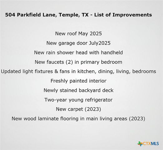 504 Parkfield Lane, Temple, TX 76502