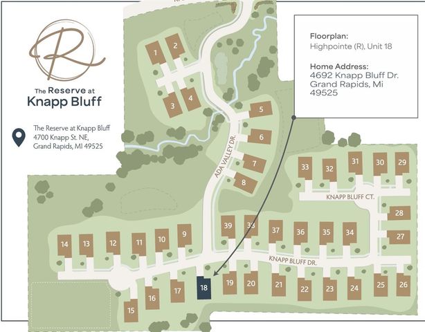 4692 Knapp Bluff Drive, Grand Rapids, MI 49525