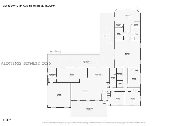 26145 SW 194th Ave, Homestead, FL 33031