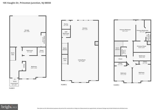 105 VAUGHN DRIVE, Princeton Junction, NJ 08550