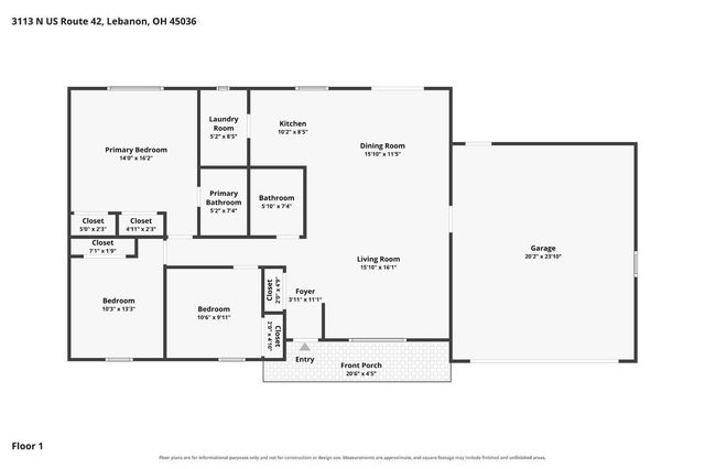3113 N US Route 42, Lebanon, OH 45036