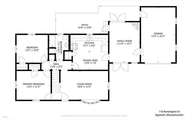 116 Kensington St, Agawam, MA 01030