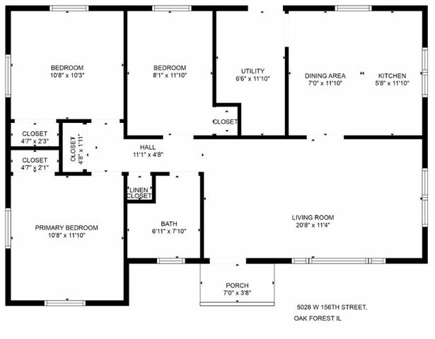 5028 156th Street, Oak Forest, IL 60452
