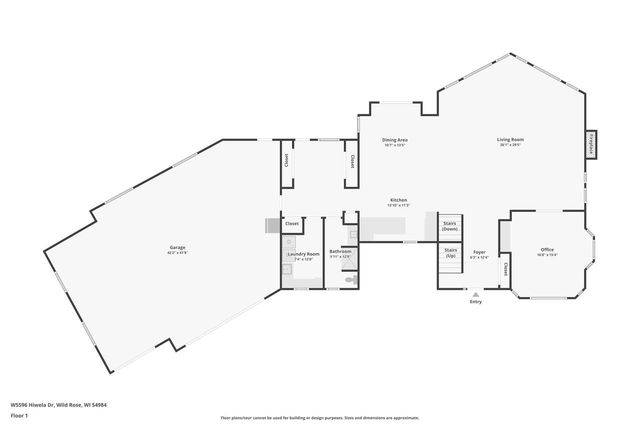 W5596 HIWELA DRIVE, Wild Rose, WI 54984
