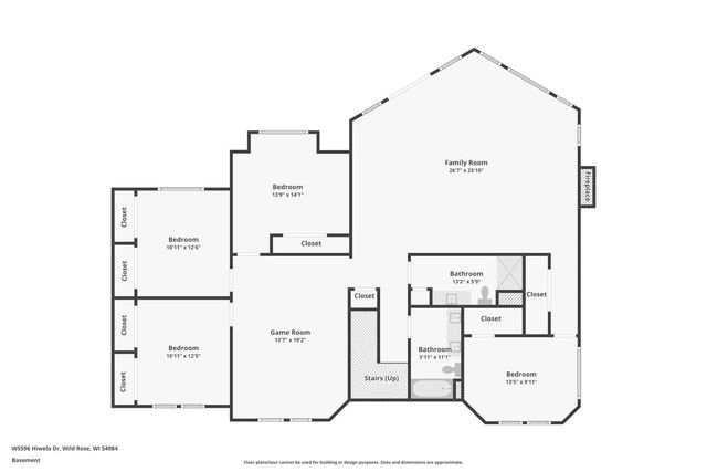 W5596 HIWELA DRIVE, Wild Rose, WI 54984
