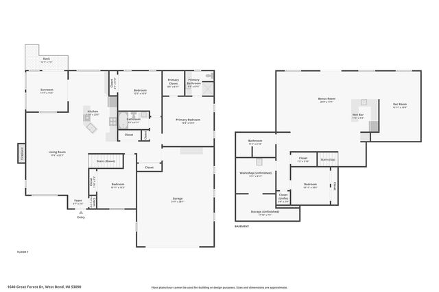 1640 Great Forest DRIVE, West Bend, WI 53090
