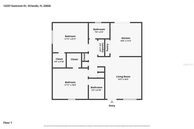 12237 EASTCOVE DRIVE, Orlando, FL 32826