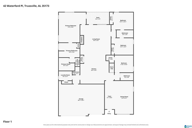 42 WATERFORD PLACE, Trussville, AL 35173