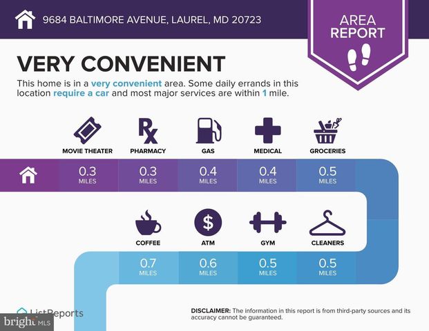 9684 BALTIMORE AVE, Laurel, MD 20723