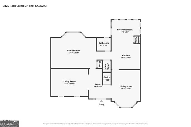 3125 Rock Creek Drive, Rex, GA 30273
