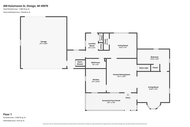 408 Kalamazoo Street, Otsego, MI 49078