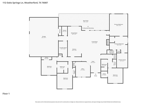 112 Oaks Springs Lane, Weatherford, TX 76087