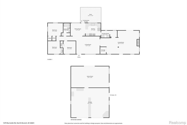 1279 E Burnside Road, Deerfield Township, MI 48461