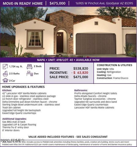 16905 W PINCHOT Avenue, Goodyear, AZ 85395