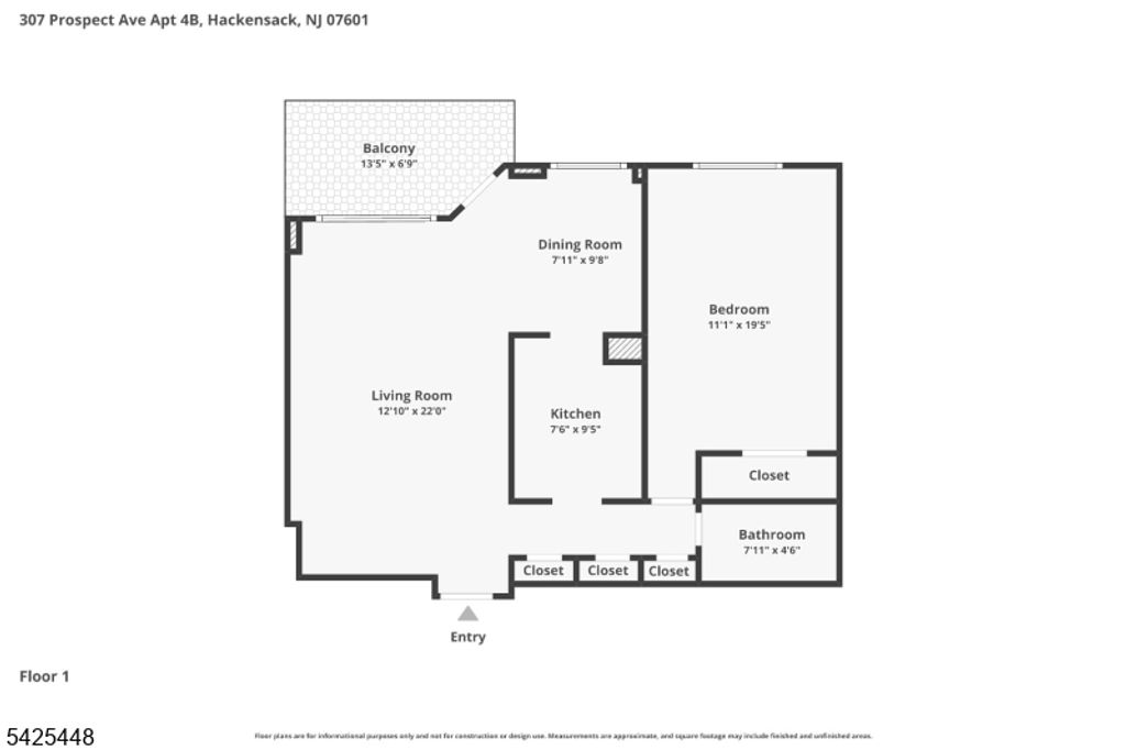 307 Prospect Ave 4 B, Hackensack City, NJ 07601 — photo 2