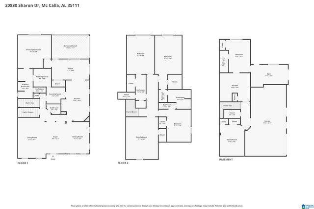20880 SHARON DRIVE, Mccalla, AL 35111