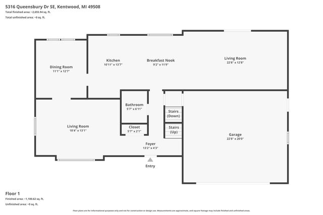 5316 Queensbury Drive Se, City Of Kentwood, MI 49508