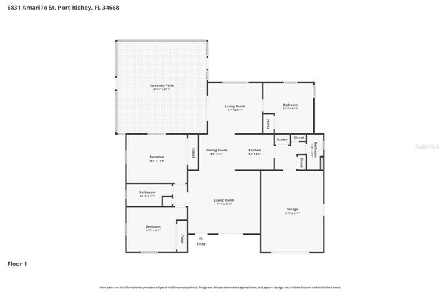 6831 AMARILLO STREET, Port Richey, FL 34668