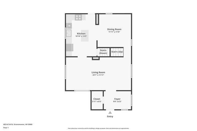 402 W 3rd STREET, Oconomowoc, WI 53066