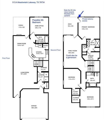 513 S Meadowlark ST A, Lakeway, TX 78734
