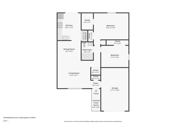 1745 N Wellesley Commons, Indianapolis, IN 46219