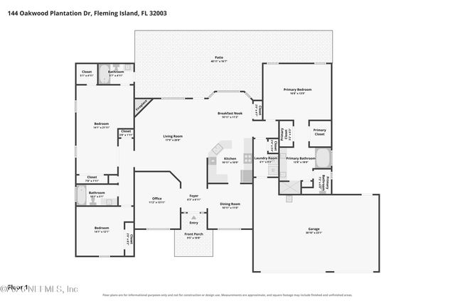 144 OAKWOOD PLANTATION Drive, Fleming Island, FL 32003