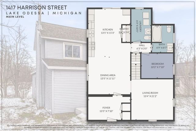 1417 Harrison Street, Lake Odessa, MI 48849