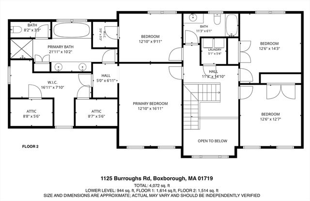 1125 Burroughs Rd, Boxborough, MA 01719