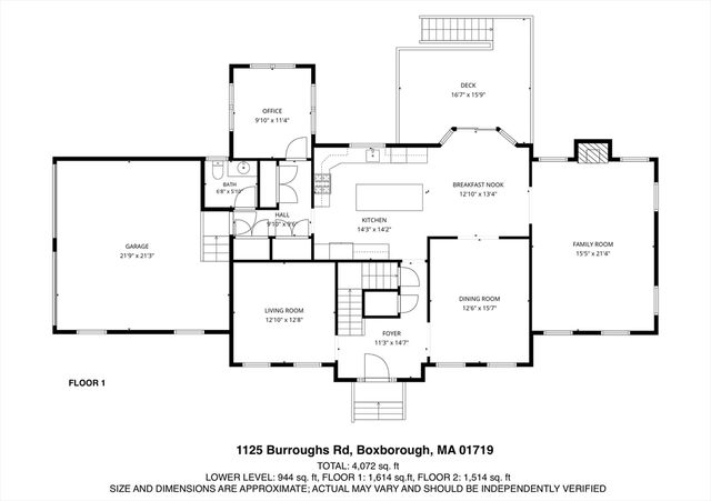 1125 Burroughs Rd, Boxborough, MA 01719