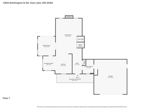13834 Washington Street NE, Ham Lake, MN 55304