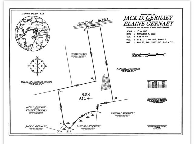 0 Duncan Road, Hartsville, TN 37074