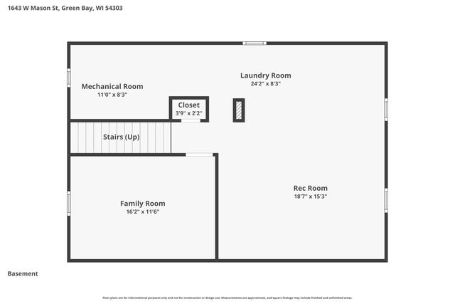 1643 W MASON STREET, Green Bay, WI 54303