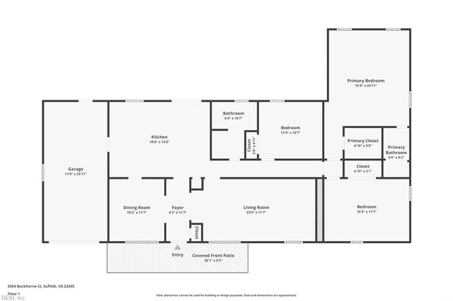 5504 Buckhorne CT, Suffolk, VA 23435