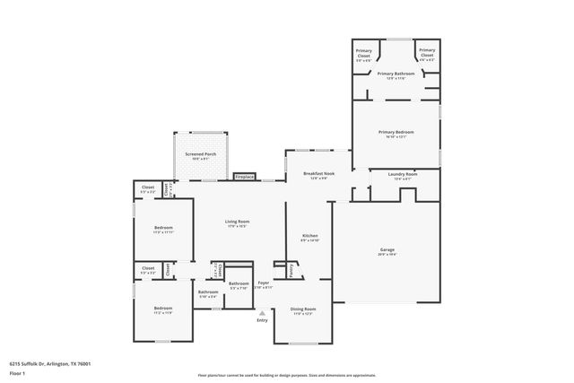 6215 Suffolk Drive, Arlington, TX 76001