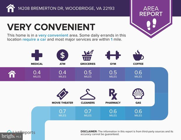 14208 BREMERTON DR, Woodbridge, VA 22193