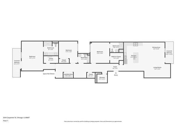 20 N Carpenter Street 4N, Chicago, IL 60607