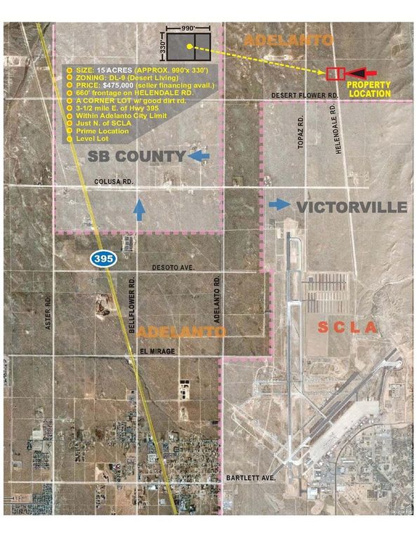 0 Helendale Rd. & Torosa-10 ac Avenue, Adelanto, CA 92301