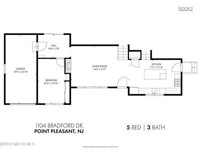 1104 Bradford Drive, Point Pleasant, NJ 08742