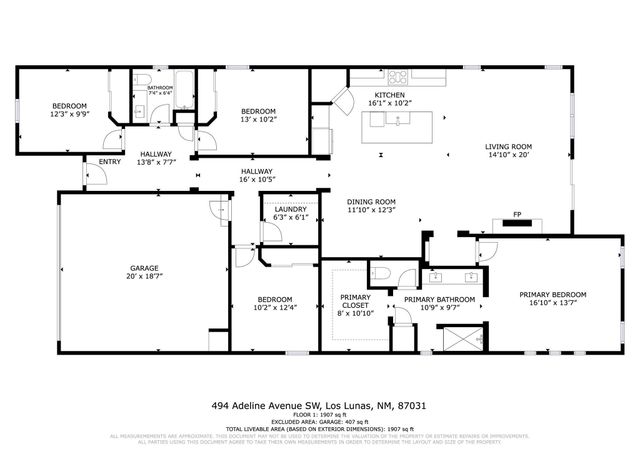 494 Adeline Avenue SW, Los Lunas, NM 87031