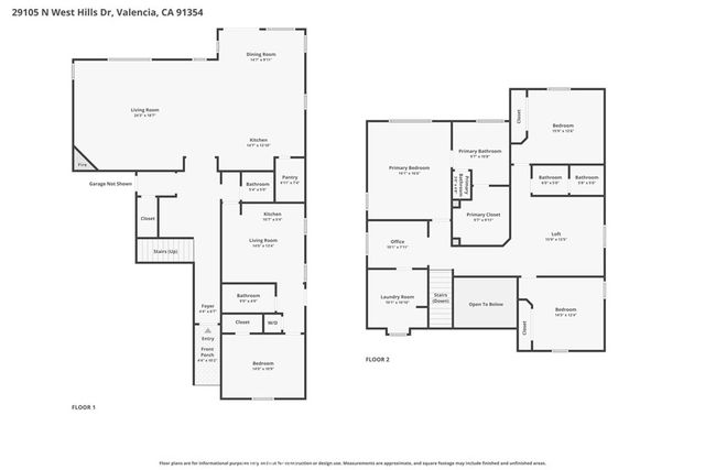 29105 N West Hills, Valencia, CA 91354