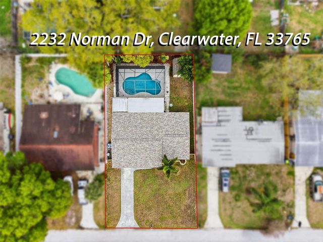 2232 NORMAN DRIVE, Clearwater, FL 33765
