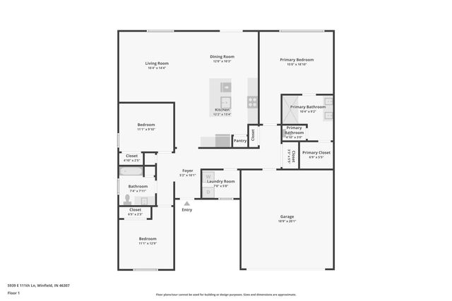 5939 E 111th Lane, Winfield, IN 46307