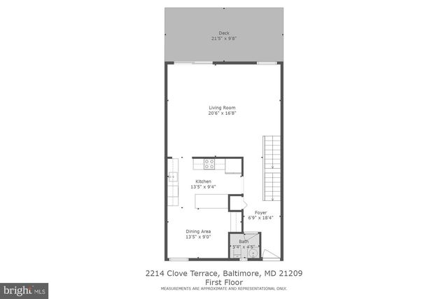 2214 CLOVE TER, Baltimore, MD 21209