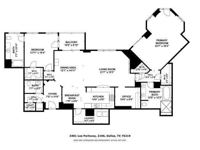 3401 Lee Parkway 2106, Dallas, TX 75219