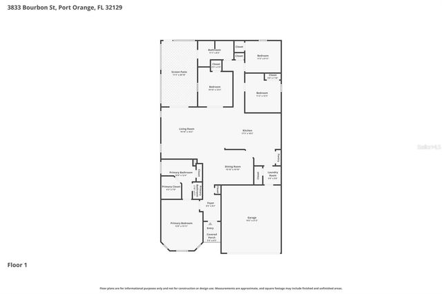 3833 BOURBON STREET, Port Orange, FL 32129